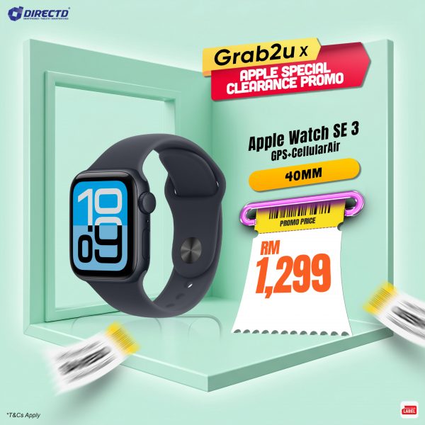 INDI-GrabAPPLE-CLEARANCE-WATCH-SE3-GPS-+-CLL-40MM